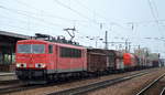 155 112-6 mit gemischtem Güterzug am 04.04.17 Bf.