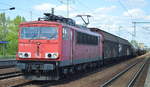 155 222-3 mit gemischtem Güterzug am 03.07.17 Bf.