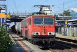 155 171-2 mit Kesselwagenzug (Benzin) am 29.09.17 Bf.