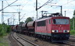 155 123-3 mit gemischtem Güterzug am 04.07.17 Bf.