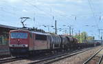 155 261-1 mit gemischtem Güterzug am 22.04.17 BF.