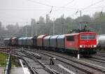 155 126-6 mit einem G�terzug Coiltransportwagen (Teleskopdach- u.
