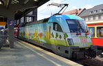 RE1 nach Magdeburg mit Schiebelok 182 002 am 21.05.16 Bf.