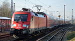 RE1 mit 182 025-7 Richtung Frankfurt/Oder am 08.02.18 Berlin-Hirschgarten.