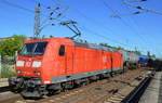 185 044-5 mit Kesselwagenzug (leer) Richtung Stendel am 01.06.17 Bf.