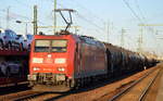 185 164-1 mit gemischtem Güterzug am 06.11.17 Bf.