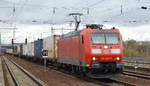185 199-7 mit Containerzug am 20.11.17 Bf.