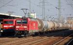 185 272-2 mit Kesselwagenzug am 01.11.11 Bhf.
