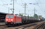 185 290-4 mit gemischtem Güterzug am 11.07.16 Bf.