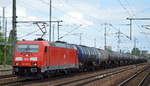 185 207-8 mit Kesselwagenzug am 12.06.17 BF.