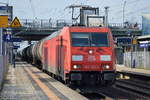 185 353-0 mit Kesselwagenzug am 30.03.17 Bf.