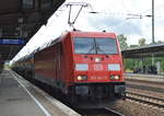 185 340-7 mit einem Ganzzug Gasdruckkesselwagen am 14.09.17 BF.