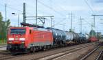 189 060-7 mit einem gemischten Güterzug am 08.09.15 Bhf.