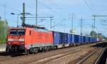 189 005-2 mit Containerzug am 16.0.15 Durchfahrt Bhf.