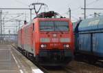 189 003-7 mit 185 305-0 am haken am 29.02.16 Durchfahrt Bhf.