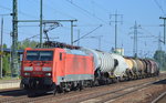 189 012-8 mit einem kurzen gemischten Güterzug am 08.09.16 Bf.