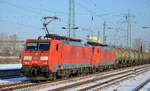 189 060-7 mit 189 008-6 und gemischtem Güterzug am 10.01.17 Bf.
