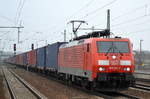 189 061-5 mit Containerzug am 06.02.17 Bf.