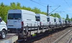 Flachwageneinheit vom Einsteller DB Schenker Rail Automotive GmbH mit der Nr.