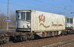 Containertragwagen der DB mit der Nr.