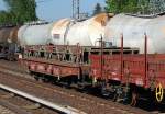 DB Drehgestell-Flachwagen f�r Coiltransporte eingestellt mit der Nr.