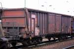 Drehgestellwagen mit Rolldach der DB eingestellt mit der Nr.