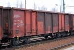 Offener G�terwagen der DB eingestellt mit der Nr.