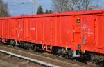 Offener Drehgestell-Wagen der DB frisch lackiert mit der Nr.