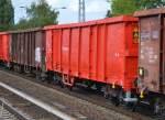 Offener Drehgestell-Wagen der DB in frischem Lack mit der Nr.