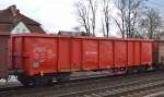 Offener Drehgestell-Güterwagen der DB mit der Nr.