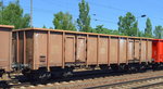 Offener Drehgestell-Güterwagen mit polnischer Zulassung der DB Tochter DB SCHENKER RAIL POLSKA S.A.
