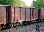 Offener G�terwagen mit vier Rads�tzen vom Typ Eas-x 073 der DB eingestellt mit der Nr.