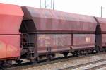 Vierachsiger Sch�ttgutwagen mit schlagartiger Schwerkraftentladung der DB eingestellt mit der Nr.