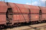 Vierachsiger Sch�ttgutwagen mit schlagartiger Schwerkraftentladung der DB mit der Nr.