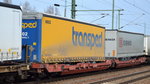 Gelenk-Taschenwagen der DB mit der Nr.