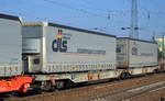 Gelenk-Taschenwagen der DB mit der Nr.