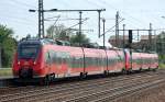 RB22 mit 442 631 + 442 619 bei der Einfahrt im Bhf.