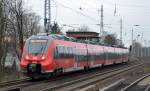 Nach dem Winterfahrplanwechsel anstelle von ODEG Linie RB60 ab Berlin Lichtenberg jetzt der RB24 mit der DB Regio nach Eberswalde mit Talent 2 Triebzügen im Stundentakt, hier 442 316 am 15.12.14