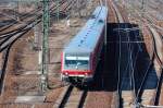 928 657 auf Diensfahrt Richtung Berlin-Gesundbrunnen, 05.03.13 Berlin Putlitzbr�cke.