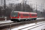 628 587 auf Dienstfahrt Richtung Bhf.