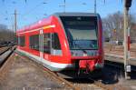 Die Regionallinie RB 12 zwischen Berlin Lichtenberg und Templin Stadt telen sich schon seit ein paar Jahren die DB Regio Brandenburg und die PEG, die PEG hat RegioShuttle im Einsatz und die DB hat
