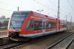 RB91 nach Frankfurt/Oder mit 646 014 am 18.10.17 Bf. Berlin-Lichtenberg.