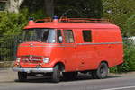 Gut erhaltenes Oldtimer Mercedes-Benz Feuerwehrfahrzeug Typ? Bj.? in Privatbesitz am 15.05.17 Berlin-Pankow.