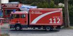 Ein MAN TGM 15.290 Lade-LKW (Kastenaufbau) der Berliner Feuerwehr am 07.04.15 Berlin-Karow.