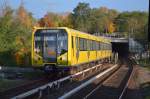 Ein U-Bahn Triebzug Typ H97 Bj.1999 von Bombardier Nr.