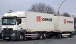 MB NEW ACTROS 2545 Wechselbehälter-Hängerzug der Sped.