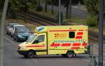 Notfall-Rettungswagen (MB-Kastenmodul) vom ASB Berlin, 13.06.12 Berlin Prenzl.Berg.