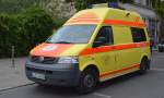 Ein VW Hochdach Krankentransportfahrzeug  Freddi  der Fa.