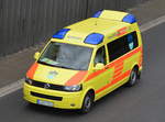Ein VW Krankentransportfahrzeug der Fa.