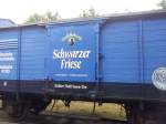  Schwarzer Friese  als Beschriftung eines Waggons in Ostfriesland am 19.07.2012
